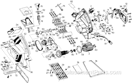 Part Location Diagram of 934437-00 DeWALT Switch,Trigger